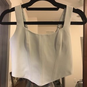 Abercrombie NWT Light Green Corset Top